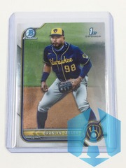 2022 Bowman Baseball Chrome Branlyn Jaraba Milwaukee Brewers BCP-15